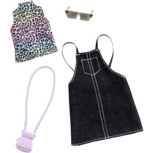 Oblecenie pre Barbie: 1 outfit a 2 doplnky pre b biky 1 GHW74