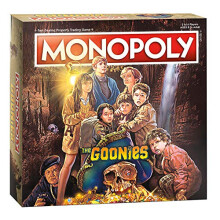 Monopoly Die Goonies | Basierend auf dem Abenteuer-Klassiker aus den 80ern | Monopoly-Sammelspiel mit bekannten Schaupl?tzen und ikonischen Momenten
