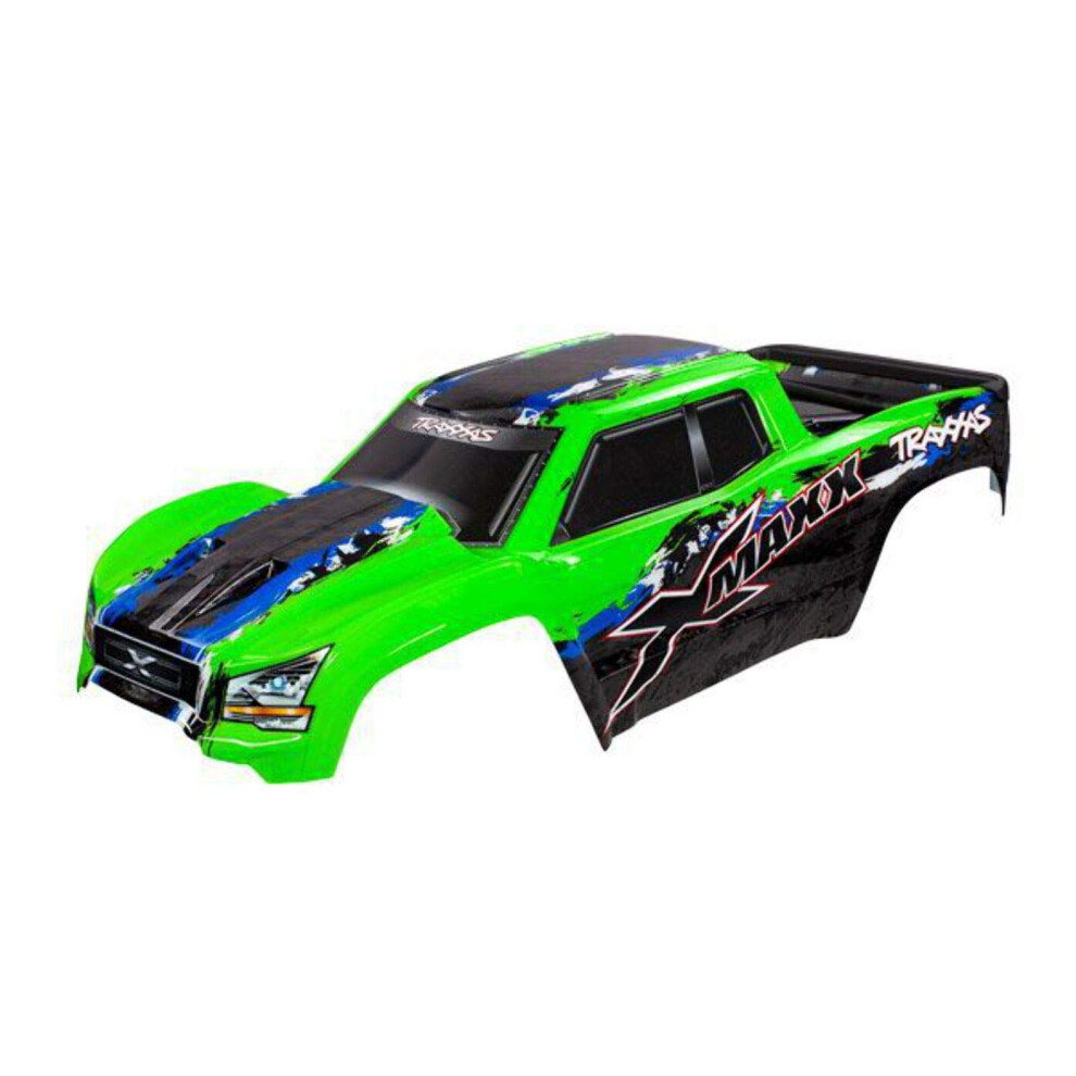 Traxxas 7811G - Wyciete Mocowania Nadwozia I Oslona Tylnej Klapy X-Maxx Zielony-image