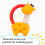 Smart Steps Jerry Giraffe Rattle and Teether 2