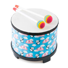 Bongo Floor Tom dobkszlet gyerekeknek: Gyermek dob tos hangszer 2 kalapccsal - vodai Montessori Floor Babies Drum (kk 8"")