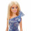 Barbie Κούκλα Barbie Ξανθά Μαλλιά Μπλε Μάτια με Μίνι Φόρεμα και Ασημένια Παπούτσια 3
