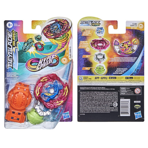 BeyBlade Beyblade Burst Rise Hypersphere Flare Cobra C5 Starter Pack ? Ausdauer 2