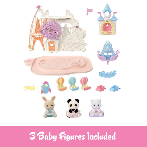 Calico Critters Μωρό Λούνα Παρκ - Σετ Παιχνιδιού με 3 Φιγούρες 1