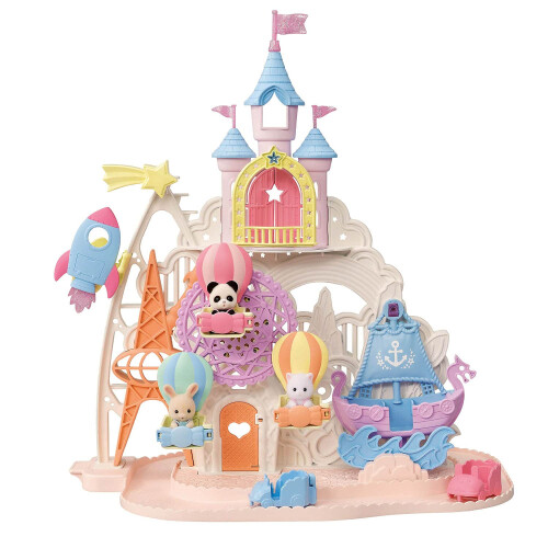 Calico Critters Μωρό Λούνα Παρκ - Σετ Παιχνιδιού με 3 Φιγούρες