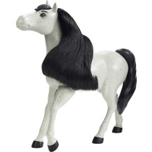 Mattel Spirit Untamed Horse Toy Herd Horse (circa 8 pollici) con testa mobile, criniera lunga, posizione giocosa e colori bellissimi