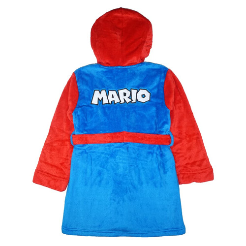 Super Mario Super Mario Μικρά/Μεγάλα Αγόρια Χνουδωτή Ρόμπα Ύπνου - Ρόμπα Mario για Παιδιά, 10/12 2
