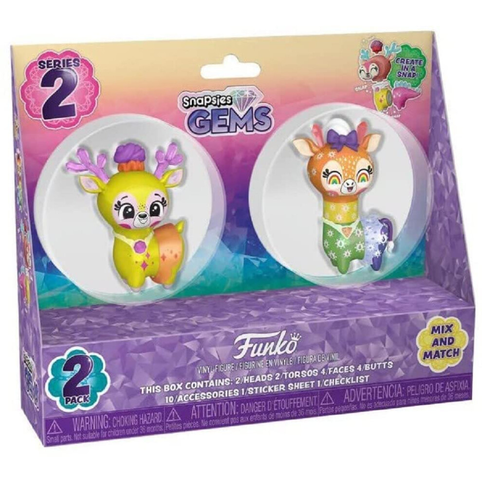 Photos - Other Toys Funko Snapsies: W3 Gems-2PK Lemon&Rainbow 58306(Easter)