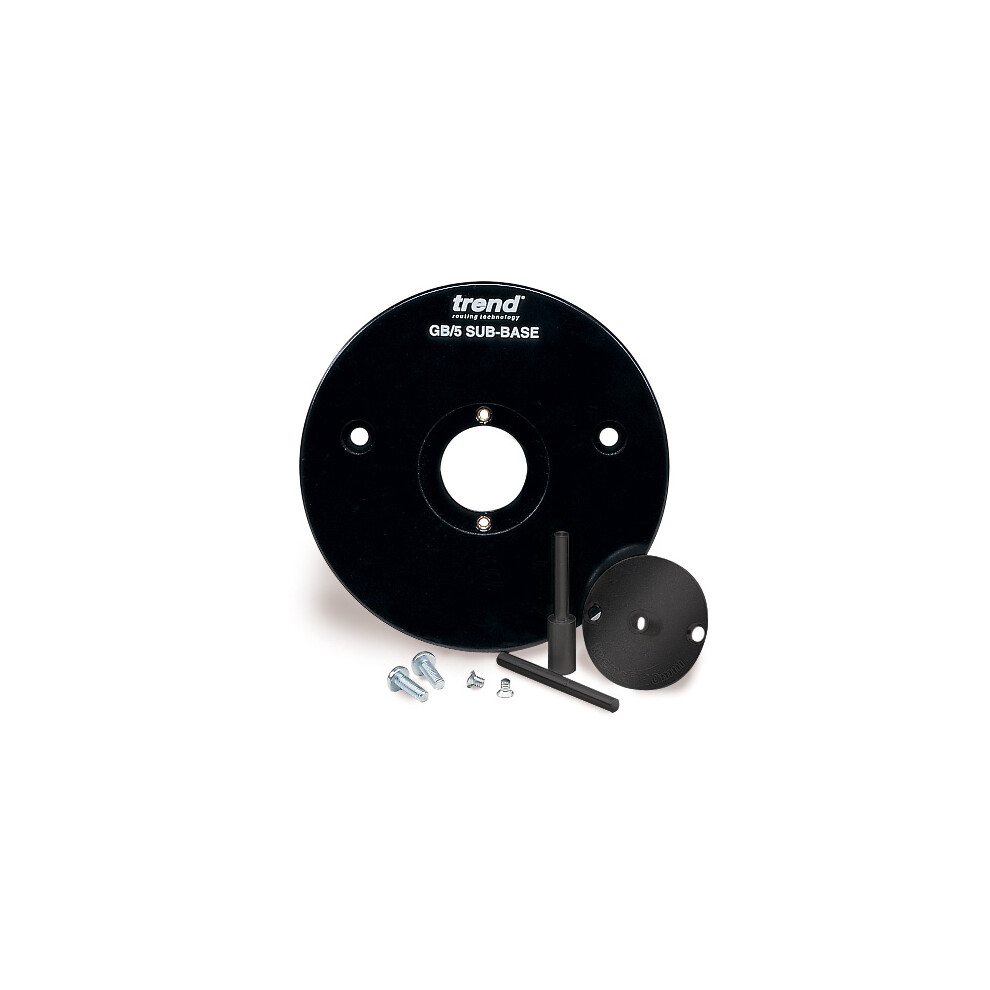Trend GB/5/V Sub Base Bush + Pins for Makita RT0700C Makita DRT50 DRT50Z Routers