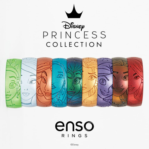 Enso Rings Disney Princess Δαχτυλίδι Σιλικόνης - Άriel - Δράκος - 9 1