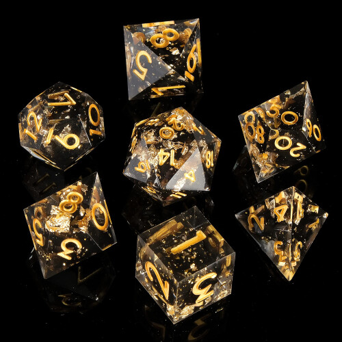 Dados de ponta dnd de borda afiada 2
