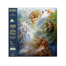 SUNSOUT INC  Jahreszeiten  1000-teiliges Puzzle von Knstlerin: Nadia Strelkina  fertige Gre 58,4 x 71,1 cm  MPN-Nr. 70606