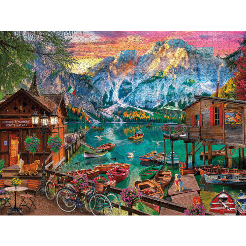 Ceaco - Λίμνη Di Braies, Ιταλία - Παζλ 1500 Τεμαχίων 2