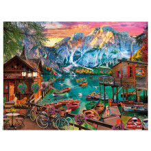 Ceaco - Λίμνη Di Braies, Ιταλία - Παζλ 1500 Τεμαχίων