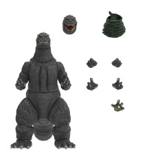 Super7 Ultimates! Toho HeiSei Godzilla 20,3 cm groe Toho Godzilla Actionfigur mit Zubehr, klassische Film-Sammlerstcke und Retro-Spielzeug