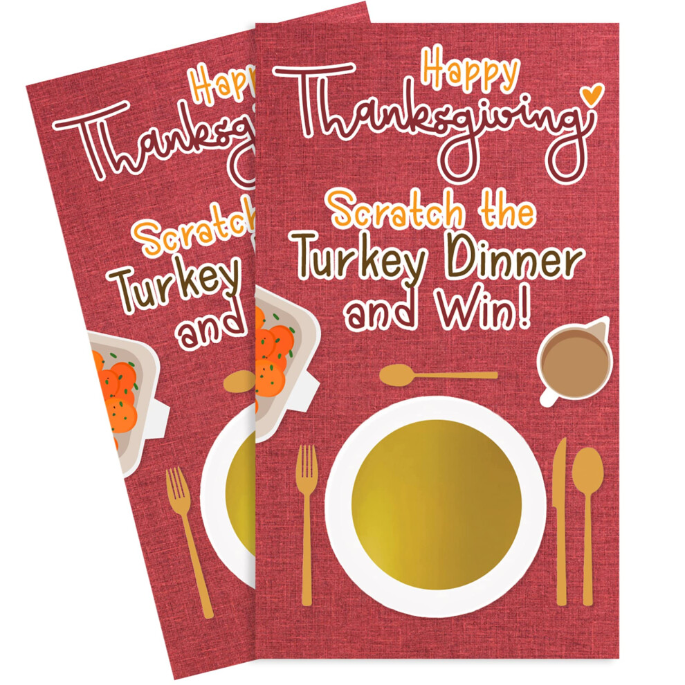 Jeu De FêTe De Thanksgiving Distinctivs Cartes à Gratter Pour 30 Joueurs Jeux De FêTe De Thanksgiving Entre Amis Jeux De Thanksgiving Pour La Fam-image