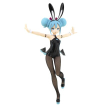 FURYU Hatsune Miku Hatsune Miku Bicute Bunnies Schwarze Figur 30 cm