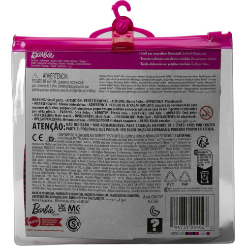 Barbie Barbie Vestiti Moda e Accessori 2-Pack Bambole 2 Abiti Vibranti 2