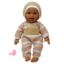 The New York Doll Collection 11 inch Soft Body Doll in Gift Box Award Winner Toy 11 Baby Doll Beige Hispanic