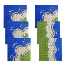 Apostrophe Games Island ptoelemek alaplapjai, amelyek kompatibilisek az sszes fobb mrkval - 6 csomag strandtnyr - 4 sarok s 2 egyenes