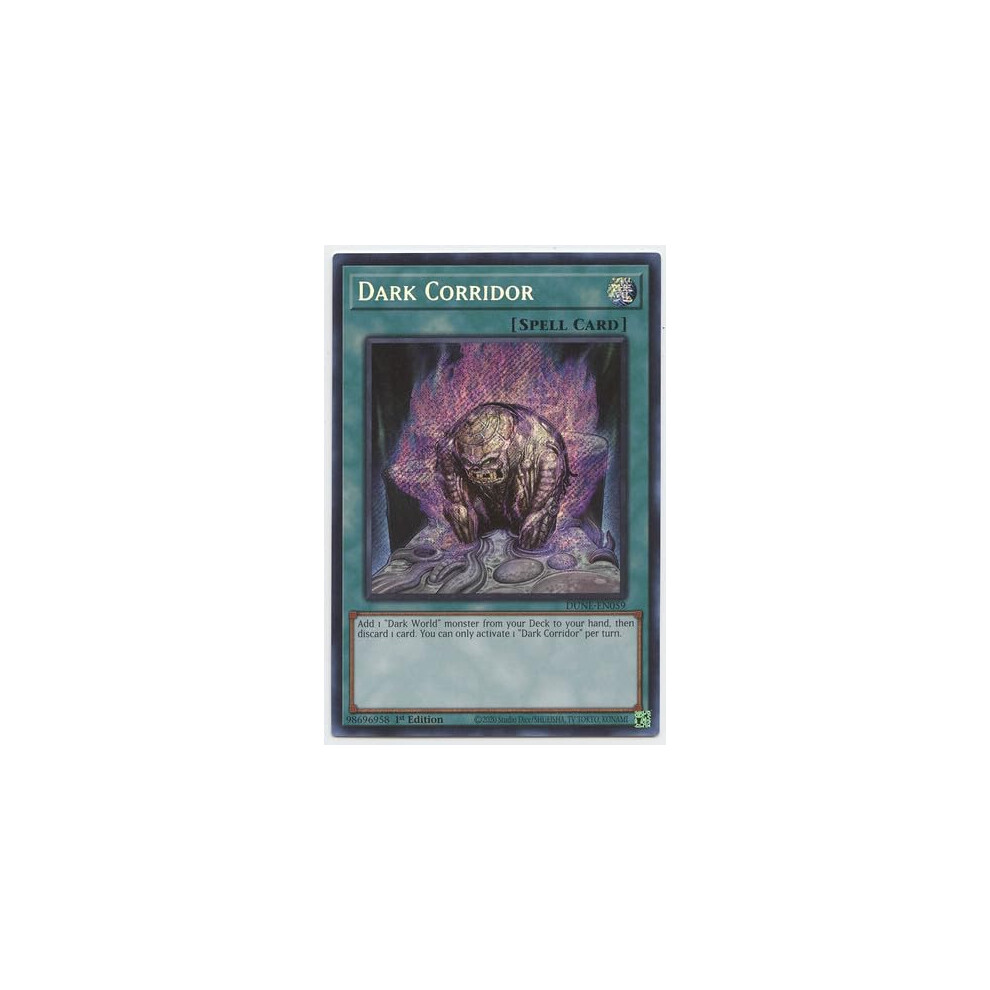 Yu-Gi-Oh! Corridor - Dune-En059 - Secret Rare - 1St Edition Dark