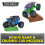 Monster Jam Monster Jam Grave Digger 40th Anniversary 8-Pack Monster Trucks met 3