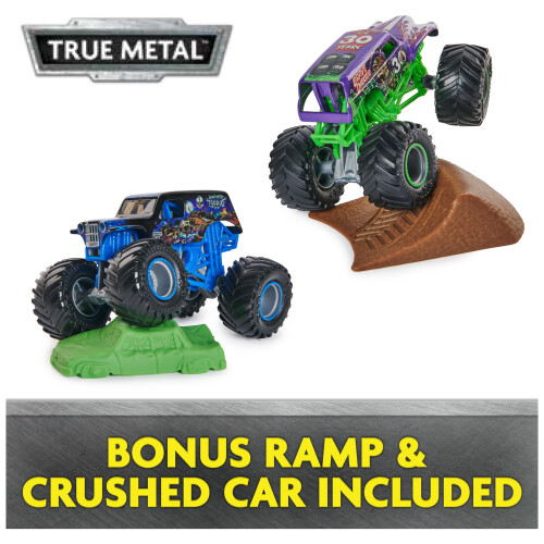 Monster Jam Monster Jam Grave Digger 40th Anniversary 8-Pack Monster Trucks met 2