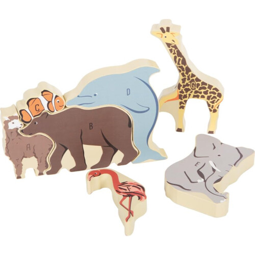 Puzzle     chiffres Animaux 2