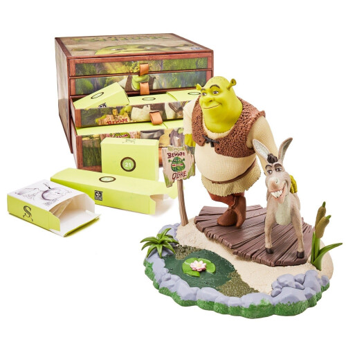 CC Countdown Characters 2024 Shrek Collectible Figure - Official Shrek Merchandise - Buildable Advent Calendar Statue