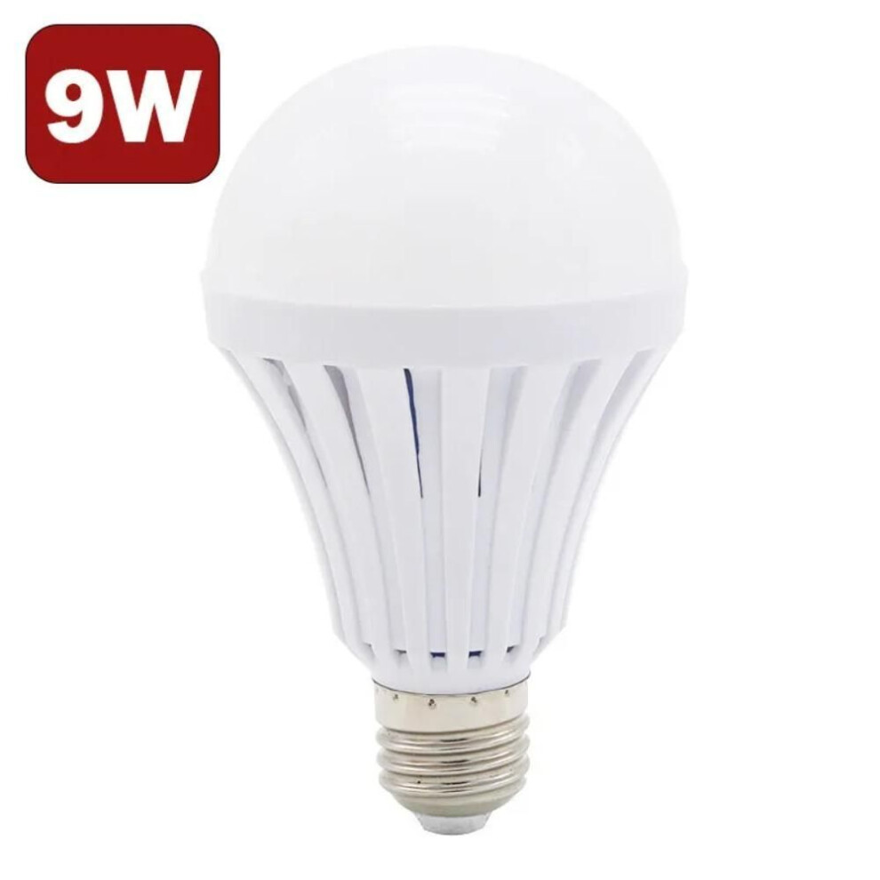 (9W) E27 Emergency Led Light Bulb Portable 5-15w 220v Rechargeable Battery Lighting Lamp For Outdoor Camping Automatically Light Up When Encountering Water