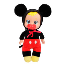 Cry Babies Disney 9"" Plush Baby Doll Tiny Cuddles Inspired by Disney Mickey Mouse That Cry Real Tears for Kids Age 18 Months and Up
