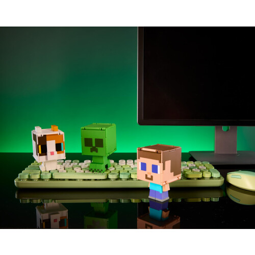 Mattel Mattel Minecraft Flippin Figs Συλλογή με 2-σε-1 Παιχνίδι, 3.75-ιντσών, Μεγάλες Κεφαλές & Pixelated Σχέδιο 1