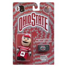Ohio State University Brutus Mascot Bobbi-Dobbiez Attachable Plushie