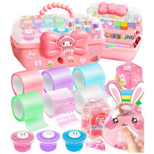 Jimcii Bow Nano Tape Bubble Kit f?r Kinder mit Box Nano Tape Squishy Maker Kit Nano Bubble Tape Kit Nano Tape Bubbles