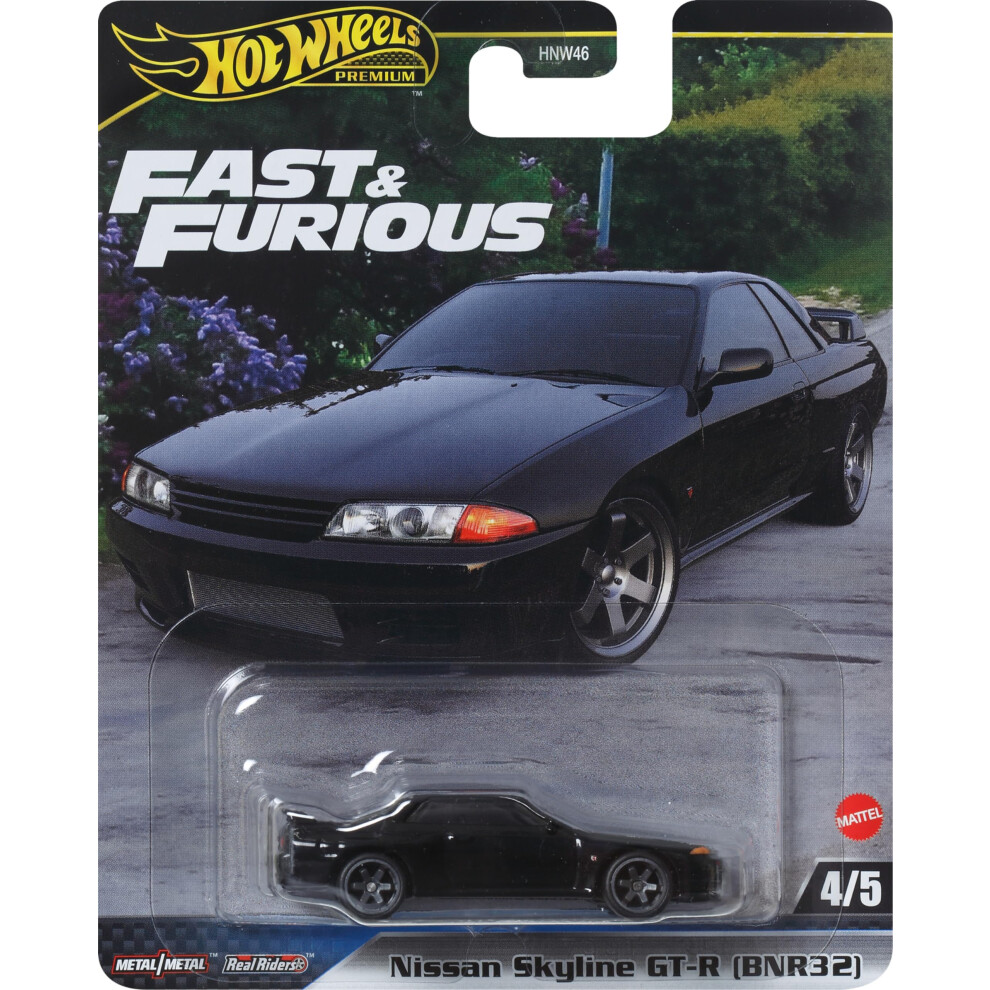 Hot Wheels Cars Premium Fast & Furious 1:64 Scale Die-Cast Car For Co