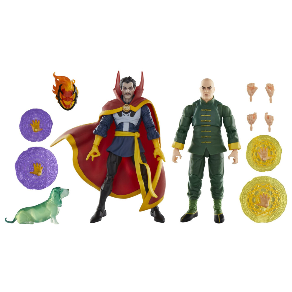 Marvel Legends Series Doctor Strange  Wong and Bats  Comics Collectible 6-Inch Action Figure Multipack (Amazon Exclusive)-image-OPC-PFYPBT2-NEW