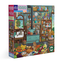 eeBoo Piece & Love: Alchymistova kuchyna - 1000-dielne puzzle - štvorcová skladacka pre dospelých 23x23 obsahuje obrázkové referencné vložky