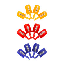 Spielstabil 12 Pack - Large Sand Scoop Beach Toys (4 Red 4 Yellow 4 Blue) - lavet i Tyskland