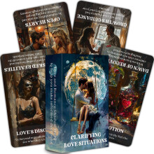 Dpehakmk afklarende kærlighedssituationer Oracle Cards Shadow Work Deck til Twin Flames Soulmates Relations 56 Cards 13 og op