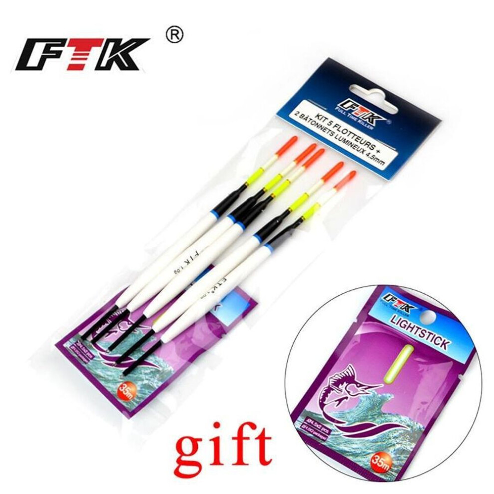 (5PCS 3G) Ftk 2pcs/5pcs Fishing Barguzinsky Fir Bobber Float 1g 2g 3g Length 17-20.5cm For Carp Fishing Tackle