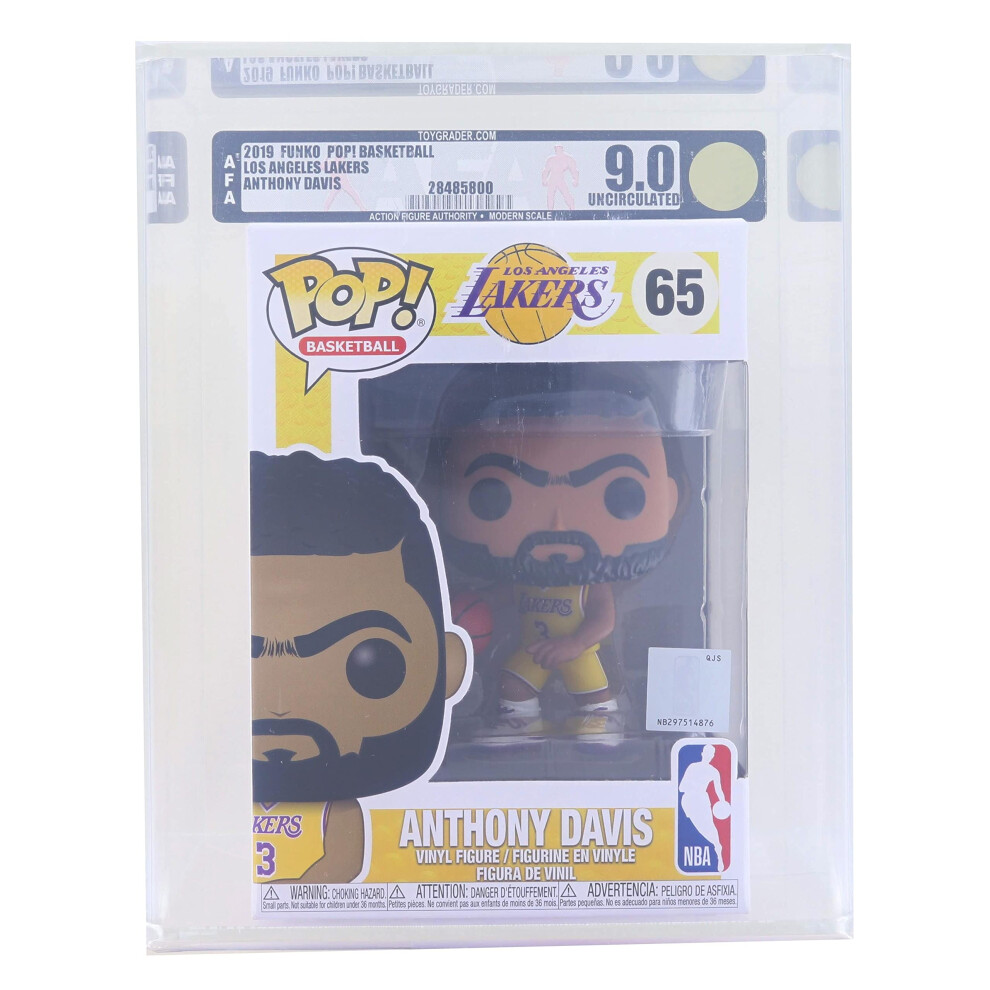 Photos - Action Figures / Transformers LA Lakers NBA Funko POP | Anthony Davis | Graded AFA 9 46548-9