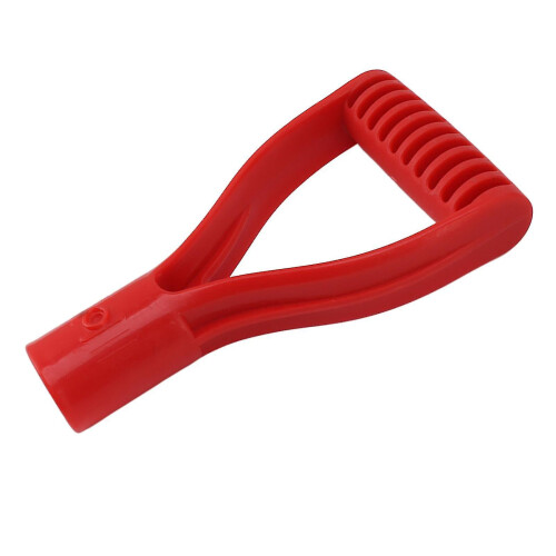 (Red) Spade Handle Plastic 32mm Inner Diameter D Grip Handle Shovel Handle Replacement For Snow Shovel Digging Raking 2