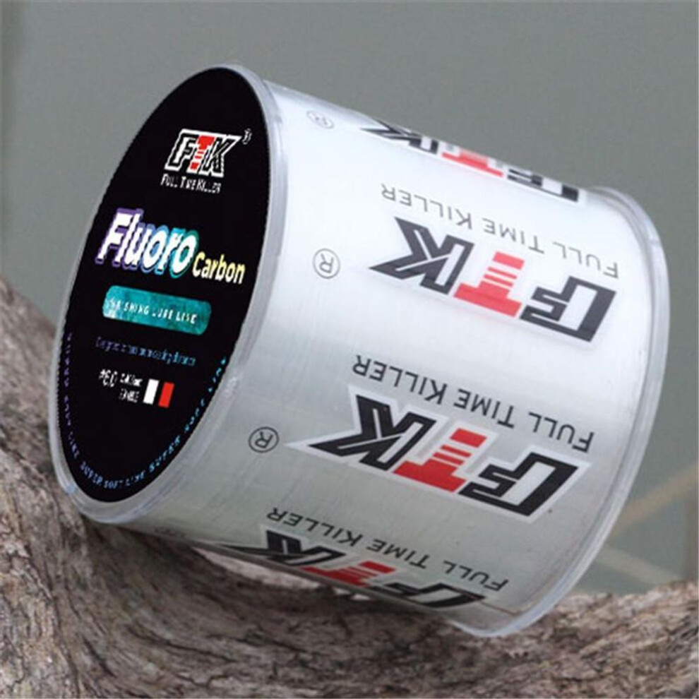 (white, 1.0-5.39LB) Ftk 300m Multicolor Fishing Line Rope Nylon Nylon Fake Carbon Monofilament Carp Fishing Line