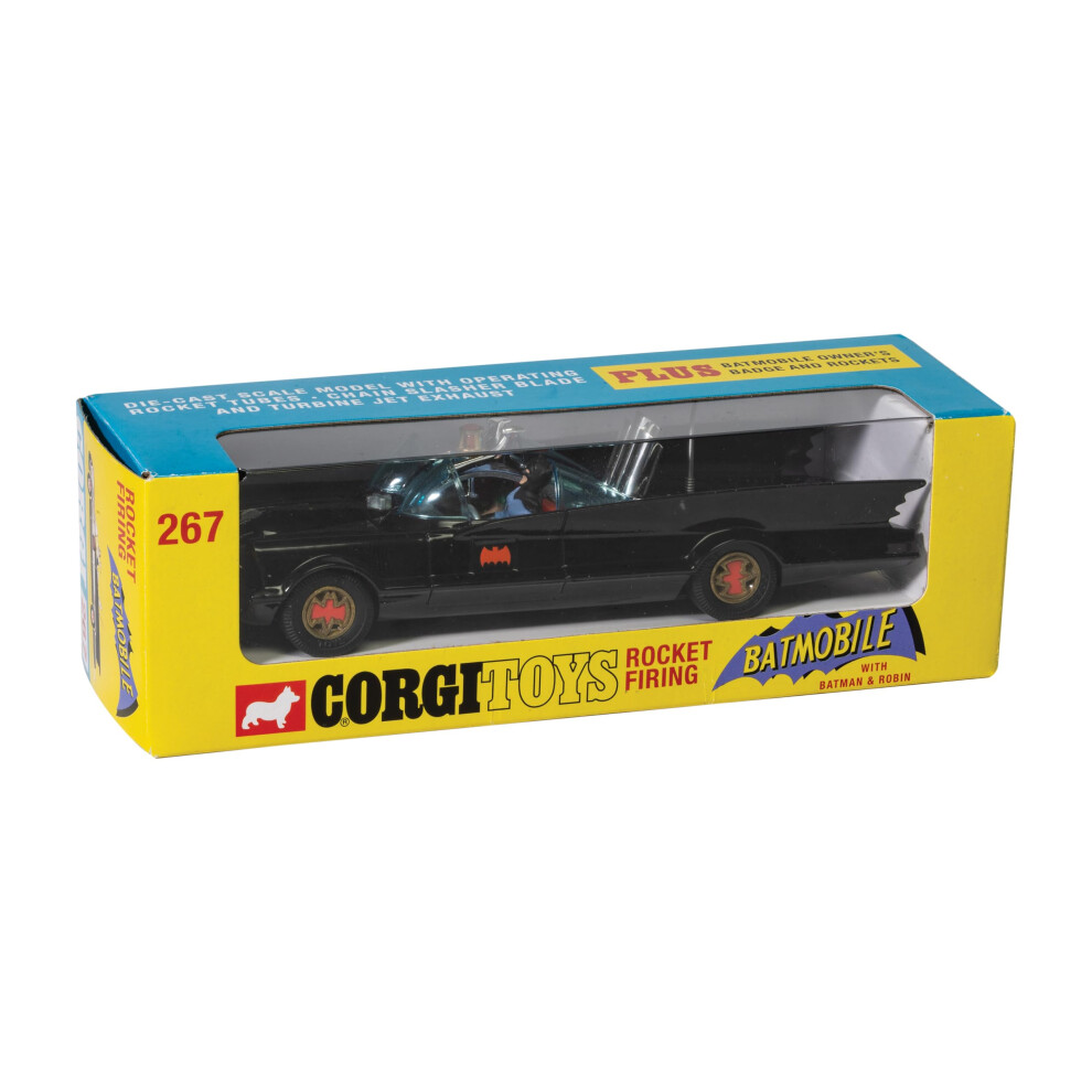 CORGI TOYS 267 BATMOBILE (REISSUE) WITH BATMAN & ROBIN 1966-RT26701 - Image 16