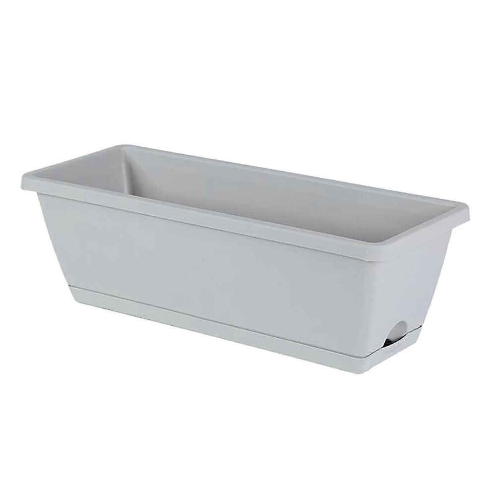 (Gray) Vegetable Planting Pot Plastic Flower Pot Balcony Vegetable Planting Trough Fan2526-image-OPC-PG6V62G-NEW