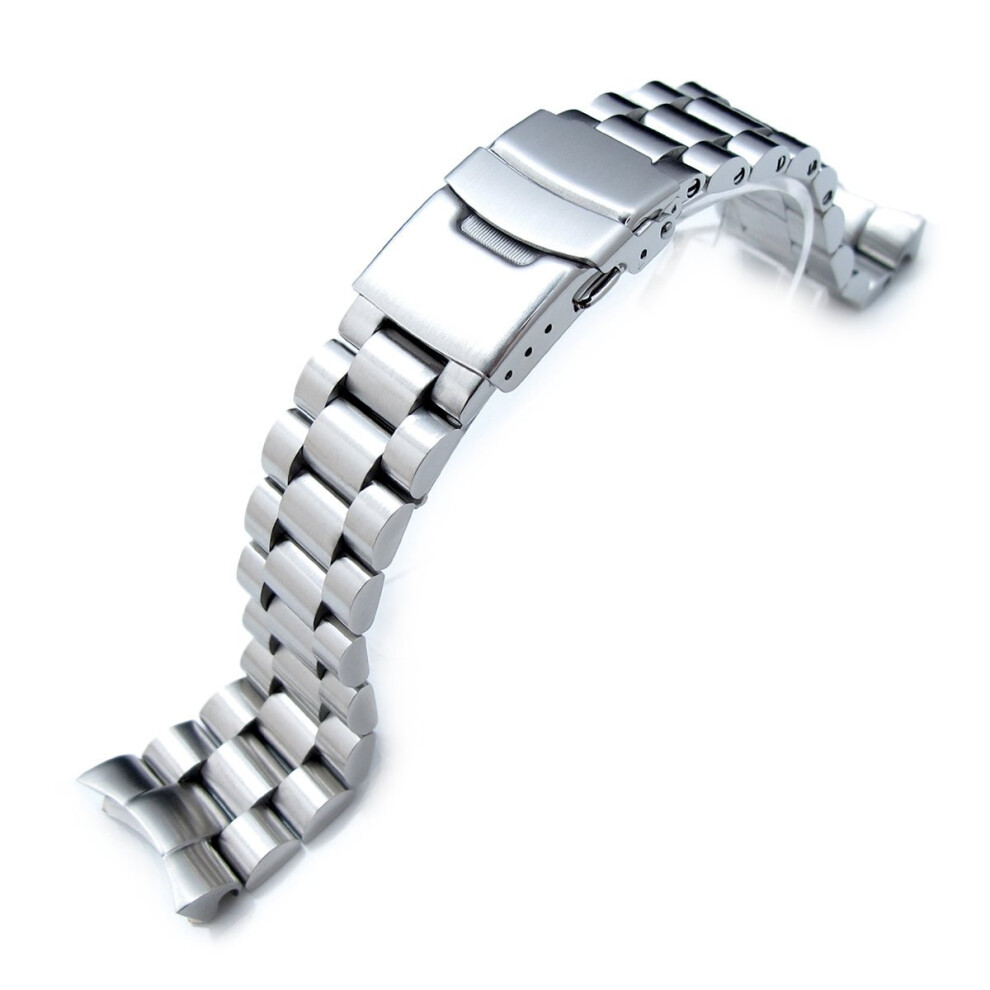 Seiko 22mm Endmill watch band Diver SKX007  Brushed Solid Stainless Steel  Bracelet