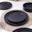 Stone Lain cleo Stoneware 16-Piece Dinnerware Set, Dark Blue 3