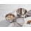 Le Creuset Le Creuset Σετ 3 Στρογγυλών Μπολ Μίξης με Σιλικόνη και Πλαστικά Καπάκια 4