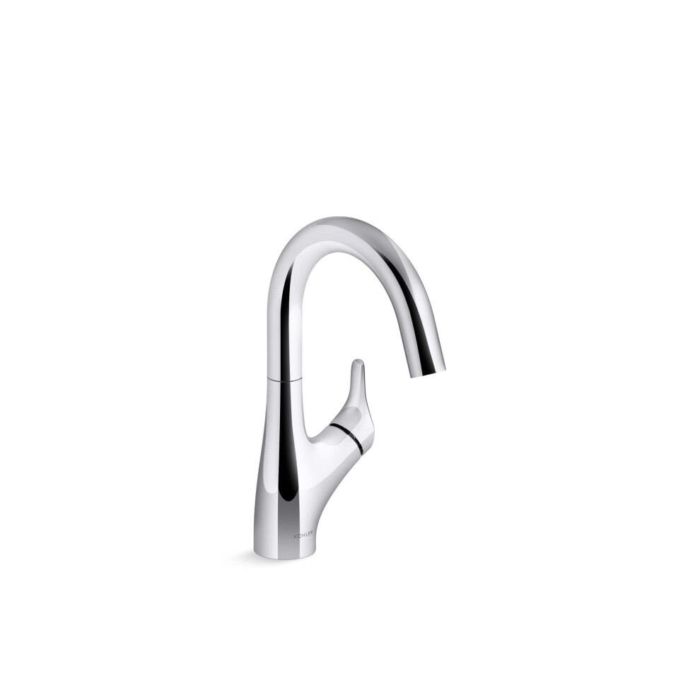 Photos - Tap Kohler 30472CP Rival Single Handle Bar Sink Faucet Polished Chrome 30472-CP 