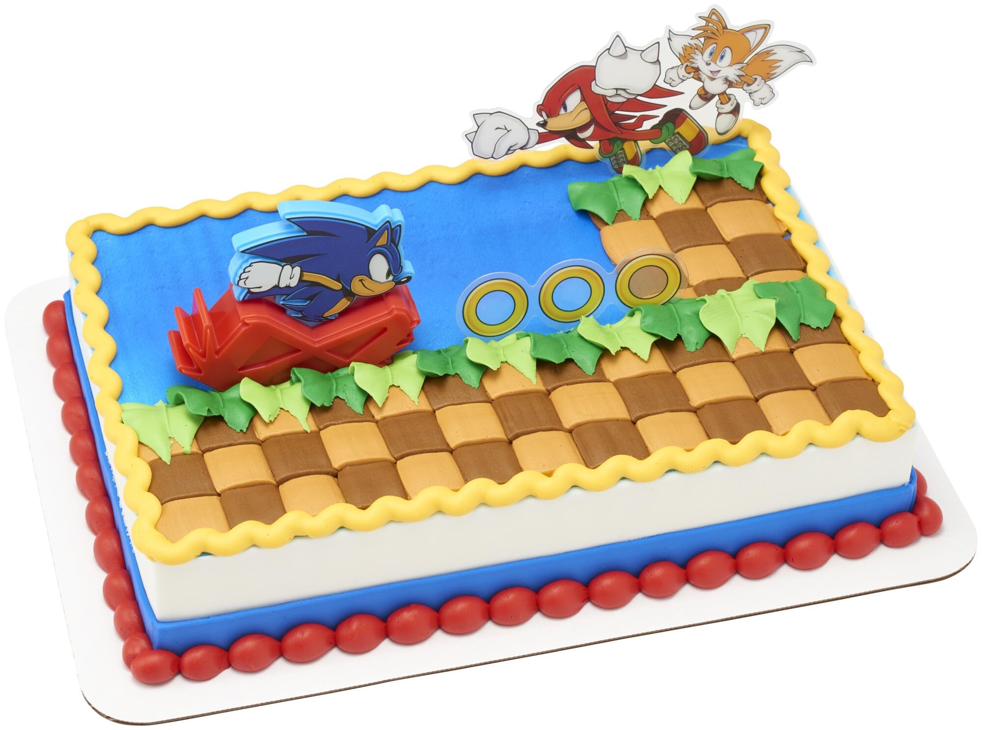 DecoSet Sonic The Hedgehog Cake Topper 3-Piece Decoration Set With ...